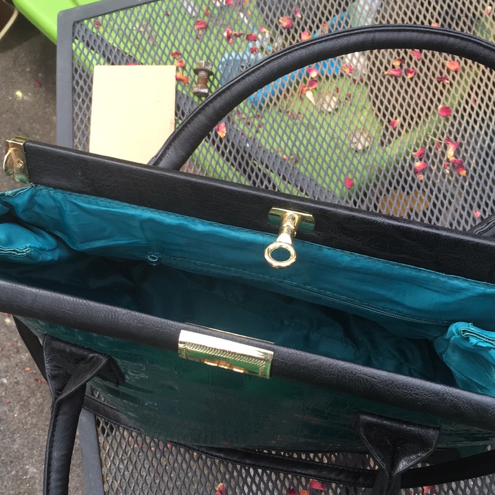 Fierce bag, High quality faux snakeskin